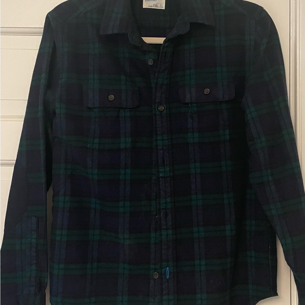 J.Crew Boy’s Size 12 flannel button down.